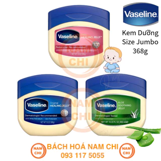 Sáp Dương Ẩm VASELINE Size Lớn 368g 450ml - Hàng US UAE