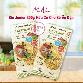 [Ý] Mì Nui Bio Junior 200g Hữu Cơ Cho Bé Ăn Dặm (Từ 8 - 10 tháng tuổi) sản phẩm của Ý cho bé ăn dặm