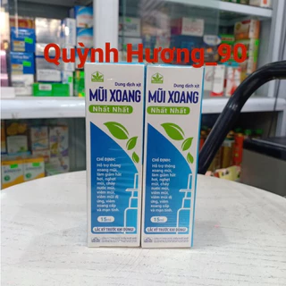 Xịt mũi xoang Nhất Nhất với thành phần thảo mộc giúp giảm các triệu chứng khó chịu của xoang