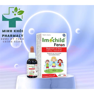 Sắt Dạng Nhỏ Giọt Cho Bé Imochild Feron, Bổ Sung Sắt, Acid Folic cho Bé - IMOCHILD Lọ 30ml -  MKPMC