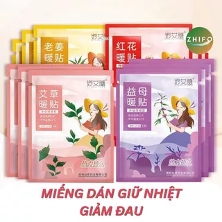 Miếng dán giữ ấm giảm đau bụng kinh, vai, chân, eo từ thảo dược thiên nhiên