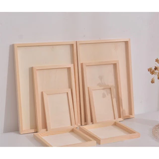 Khung tranh gỗ không mặt kính/ Khung tranh gỗ handmade