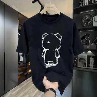 Áo Thun Gấu Unisex Form rộng 100% Cotton