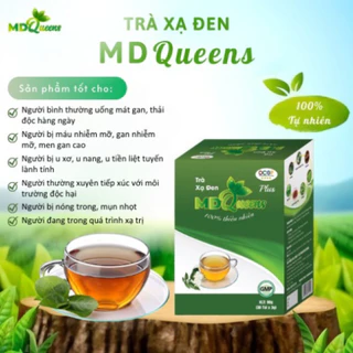 Trà xạ đen MD Queens Hộp 30 gói 100% thảo dược thiên nhiên giúp ổn định huyết áp, hạ mỡ máu, men gan, thanh lọc cơ thể