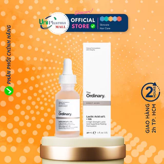 Serum LACTIC ACID 10% + HA  - Serum The Ordinary Tinh Chất Sáng Da Giảm Thâm, Tẩy Tế Bào Chết Nhẹ Nhàng 30ml