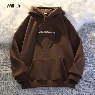 Áo hoodie  Coexistence 4 màu nam nữ Form rộng WILL - khoác nỉ form Unisex