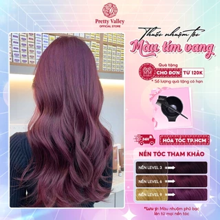 Thuốc nhuộm tóc, thuốc nhuộm màu TÍM VANG Molokai siêu dưỡng - Pretty Valley Hair