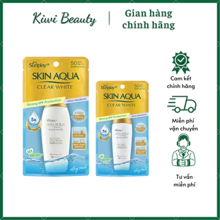 Sữa Chống Nắng Sunplay Skin Aqua Dưỡng Da Sáng Mịn 55g,25g Clear White SPF50+ PA++++