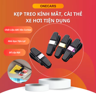 Kẹp Treo Kính Mắt Trên Xe Hơi, Kẹp Cài Thẻ Tiện Lợi Ô Tô