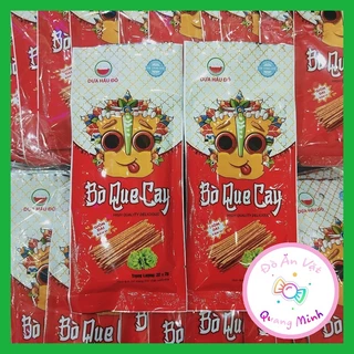 Bán sỉ Snack bò que cay Dưa Hấu Đỏ bịch 30 gói giòn dai đậm vị ngon hấp dẫn, đồ ăn vặt giá rẻ, đồ ăn vặt hot nhấ