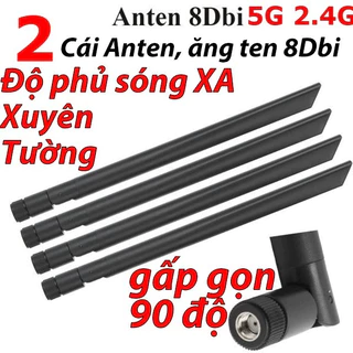 Ăng ten WiFi 5G 2.4G xuyên tường tốc độ cao cho adapter WiFi PC Anten thu và phát sóng wifi 5G wifi 2.4G Anten WiFi Mới