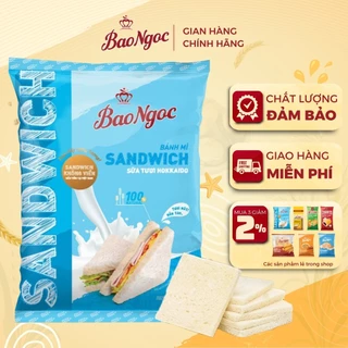 [1-5 Chiếc] Bánh Mì Sandwich Không Viền Sữa Tươi Hokkaido Bảo Ngọc (70g)