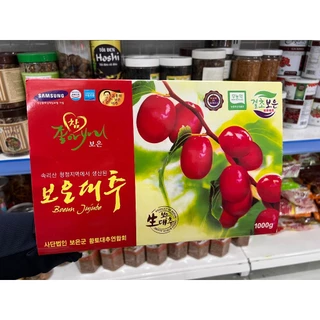 1kg Táo Đỏ Sấy Khô Hàn Quốc Cao Cấp - Samsung Fruit [Tặng Ngay Túi Xách Độc Đáo]