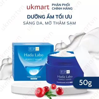 Kem dưỡng trắng da tối ưu Hada Labo Perfect White Tranexamic Acid Cream 50g