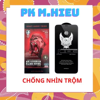 Kính cường lực Full màn Chống Nhìn Trộm KingKong 4D Wekome 6/6s/7/7plus/8/8plus/plus/x/xr/xs/11/12/pro/max/15/15max