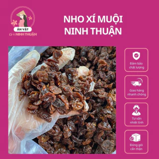 500 gr Nho Xí Muội Ninh Thuận túi zip ăn liền | Nho Ninh Thuận Loại 1 | Thiên đường ăn vặt cô 4