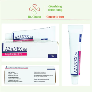 AZANEX Gel 10g - Gel hỗ trợ giảm mụn ẩn, mụn đầu đen, mụn mủ