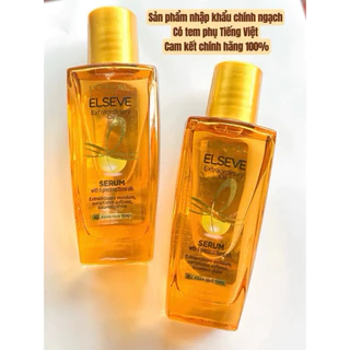 SERUM Dưỡng Tóc /Dầu Gội Chiết Xuất Tinh Dầu Hoa Tự Nhiên Loreal Extraordinary Oil 110ml Chính Hãng Công Ty