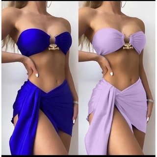 Bikini áo tắm 2 mảnh khoen siêu xinh ảnh thật hót trend ( hàng có sẵn)