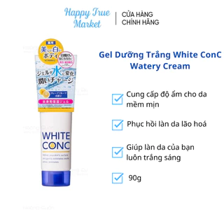 Kem dưỡng ẩm trắng da toàn thân ban đêm White ConC Watery Cream 90g Nhật Bản