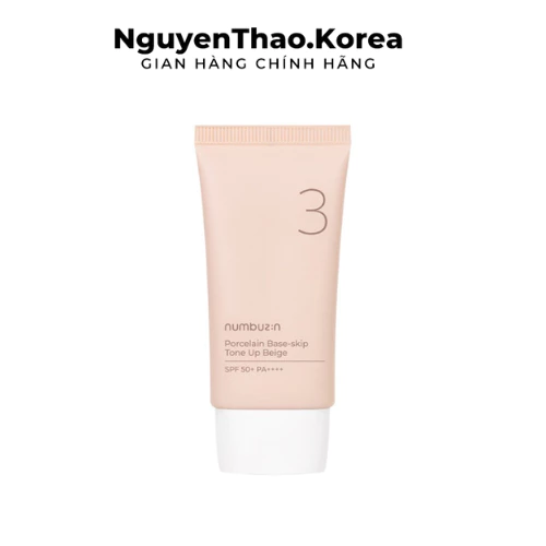 Kem chống nắng nâng tone numbuzin 50ml