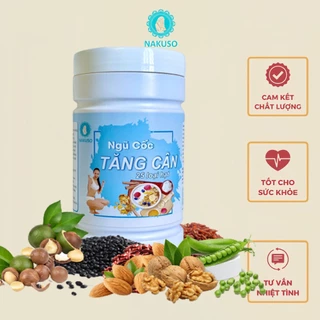 Ngũ cốc tăng cân giàu dinh dưỡng  25 loại hạt cao cấp dạng bột (500gr) Thực phẩm sữa hạt béo cho người gầy,cho bé Nakuso