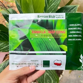 Phân Magie Nitrate cao cấp giúp xanh dày lá, chống hiện tượng vàng lá do thiếu Magie xuất xứ Hà Lan ( Gói 100 gram)