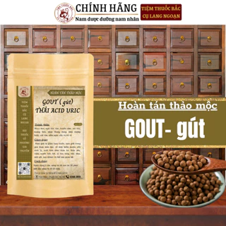 Viên uống gout GÚT Tiệm thuốc Bắc cụ Lang Ngoạn phòng ngừa và cải thiện cơn đau GOUT, đào thải axit uric bịch 500 viên