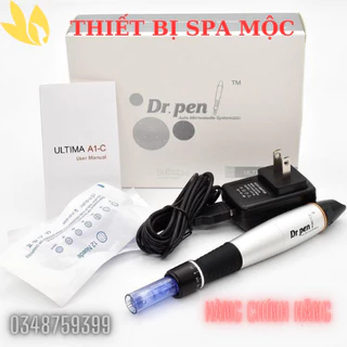 Máy Lăn Kim, Máy Phi Kim Dr Pen Xanh A1W Tích Điện- Dr Pen Xám A1C Không Tích Điện Cấy Tảo Cấy Phấn Cấy Trắng Da