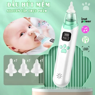 EMOON Máy hút mũi cho bé điện tử, phù hợp trẻ sơ sinh, hút nhẹ nhàng êm ái sạch sẽ an toàn không đau, bảo hành 12 tháng