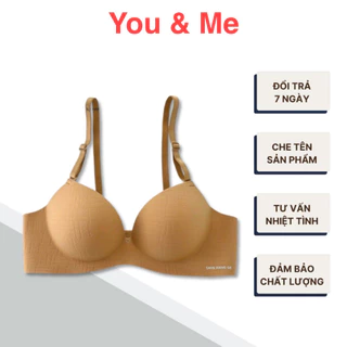 Áo Lót Nữ Su Đúc Không Gọng Nâng Ngực Tạo Khe Đẹp You&Me Bra - A26