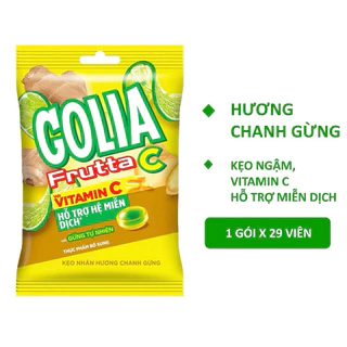 Kẹo Golia Nhân Syro Chanh Gừng Gói 112g