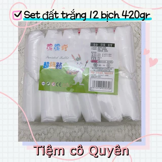 Đất sét tự khô 12 bịch (trắng)/ 420gr