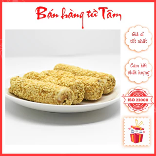 Kẹo Dồi Vừng Bông Sen Đặc Sản Thơm Ngon Vinabisca - Đồ ăn vặt tuổi thơ