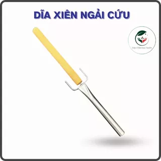 Dĩa Xiên Điếu Ngải Cứu Hơ Ba Cây Nhang Ngải Dụng Cụ DIện Chẩn