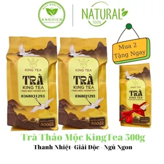 2 Túi Trà King Tea 500g Tặng 1 Túi 200g Rất Tốt Cho NgườiĐau Dạ Dày, Tim Mạch, Huyết Áp, Men Gan Cao