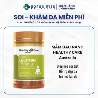 [CTY] Viên uống mầm đậu nành Healthy Care Super Lecithin 1200mg - Chai 100 viên