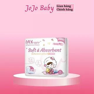 Combo 2 Gói Băng vệ sinh UUcare Young Girl Ban ngày 24cm 16 Miếng/Gói