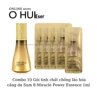 Combo 10 gói tinh chất chống lão hóa căng da Sum 8-Miracle Power Essence 1ml _ESERsample