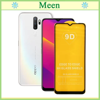 "Kính cường lực 9D OPPO A5 2020 "  Full màn hình, Ảnh thực shop tự chụp, tặng kèm bộ giấy lau kính Meen