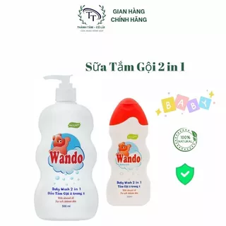 Sữa Tắm Gội WanDo 2 in 1 Dành Cho Bé 200 ml & 500 ml