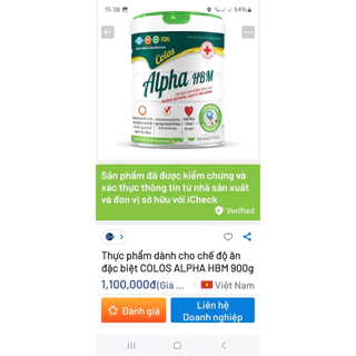 [HSD 2026, Hộp 900g] Sữa non ALPHA HBM dùng  cho người bị tiểu đường, tiền tiểu đường.