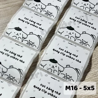 Tem Nhãn Cảnh Báo Gói Hàng Sticker Sanrio Các Loại | Sticker Gói Hàng Độc Quyền