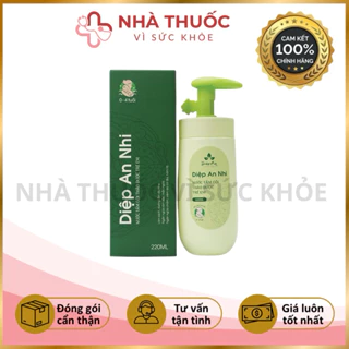 ✅[Chính Hãng] Nước tắm gội cho bé Diệp An Nhi dung tích 220ml giúp làm sạch và bảo vệ làn da bé