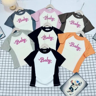 Áo Baby Tee Baby Raplan Borip Quảng Châu 4 Chiều - Thiên An Shop