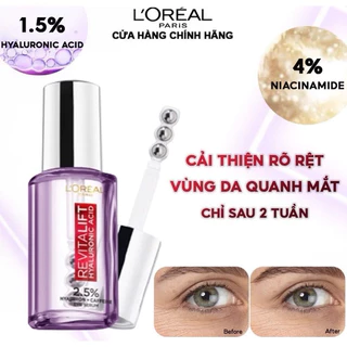 Serum mắt L'Oreal Revitalift Hyaluronic Acid 2.5% (Hyaluron + Caffeine) 20ml