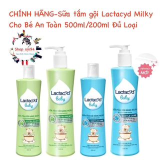 [Chính Hãng] Tắm Gội Trẻ Em Lactacyd Milky Bảo Vệ, Nuôi Dưỡng Da và Tóc Bé Vượt Trội 500ml-250ml