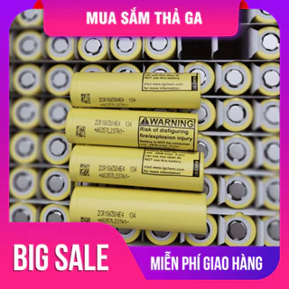 Pin 18650 LG  dung lượng cao 3100mAh, 3.7v pin lithium, cell pin 18650 xả cao tháo khối, 12 tặng 1