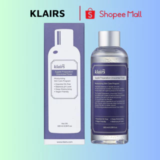 Nước Hoa Hồng Không Mùi Dear Klairs Supple Preparation Unscented Toner 180ml