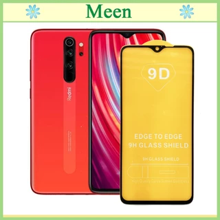 "Kính cường lực 9D Xiaomi Redmi Note 8 Pro "  Full màn hình, Ảnh thực shop tự chụp, tặng kèm bộ giấy lau kính Meen